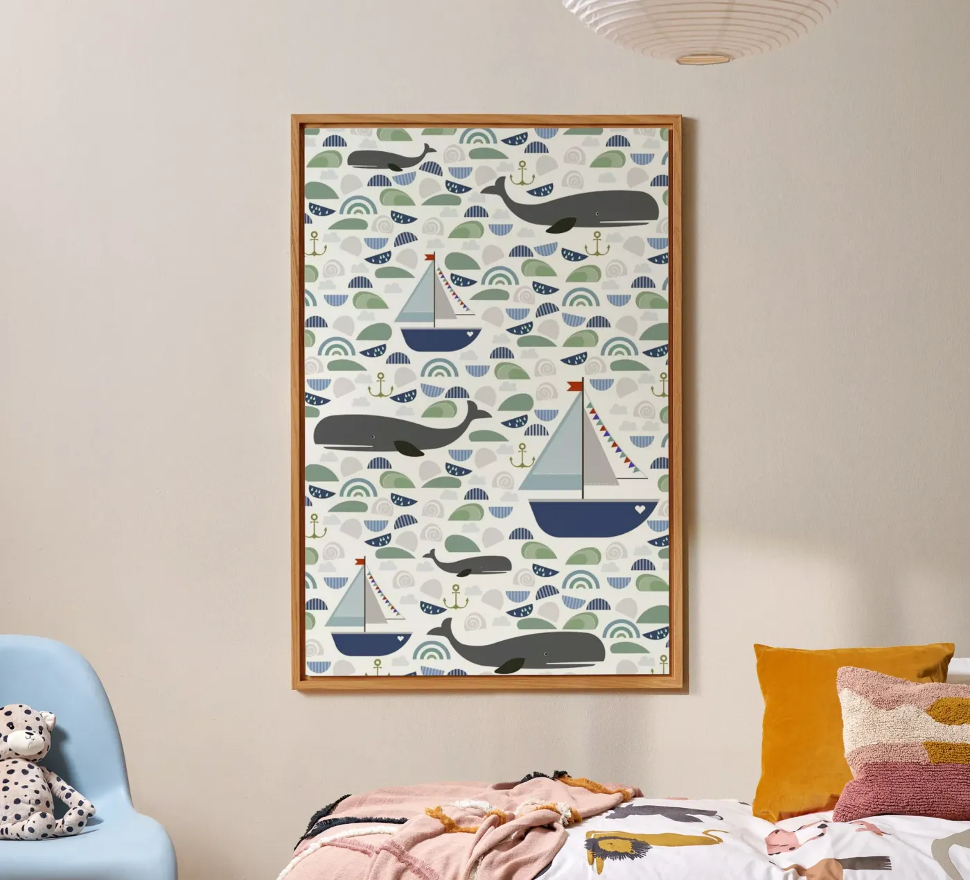 Whale alluminio dibond da Sabrina Ziegenhorn