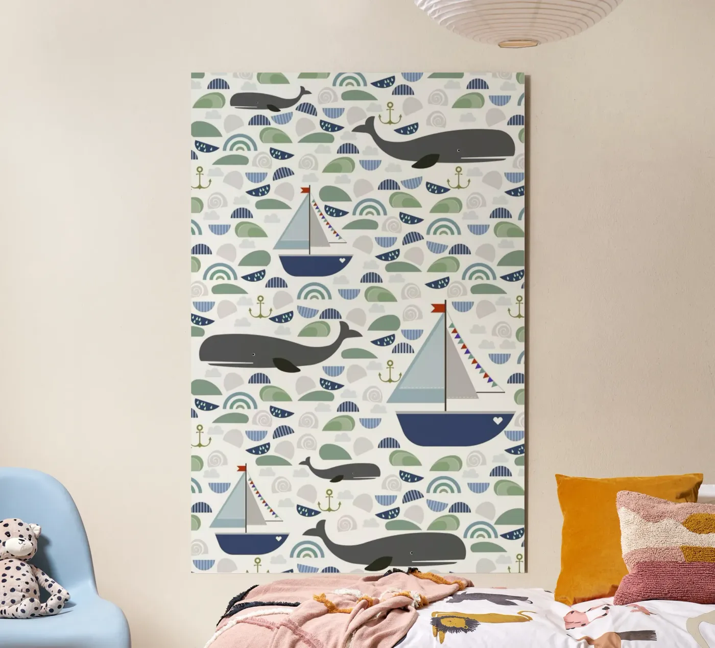 Whale alluminio dibond da Sabrina Ziegenhorn