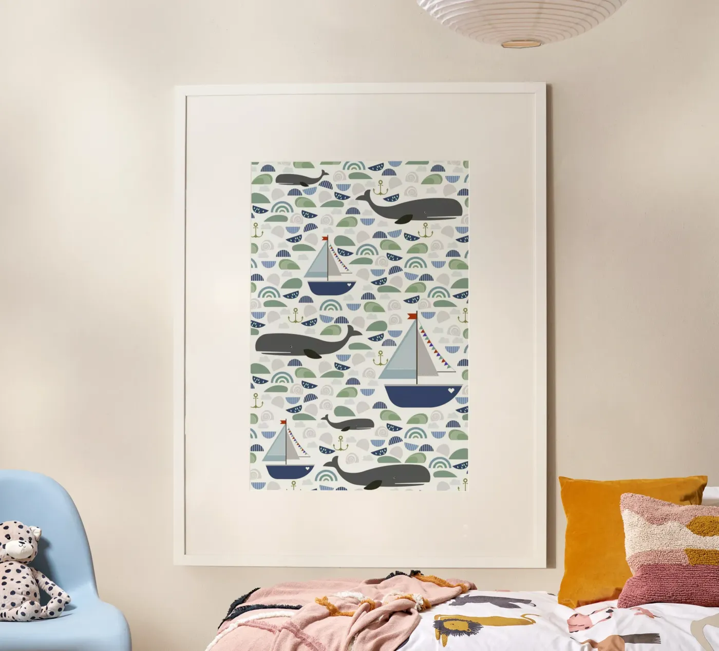 Whale poster da Sabrina Ziegenhorn