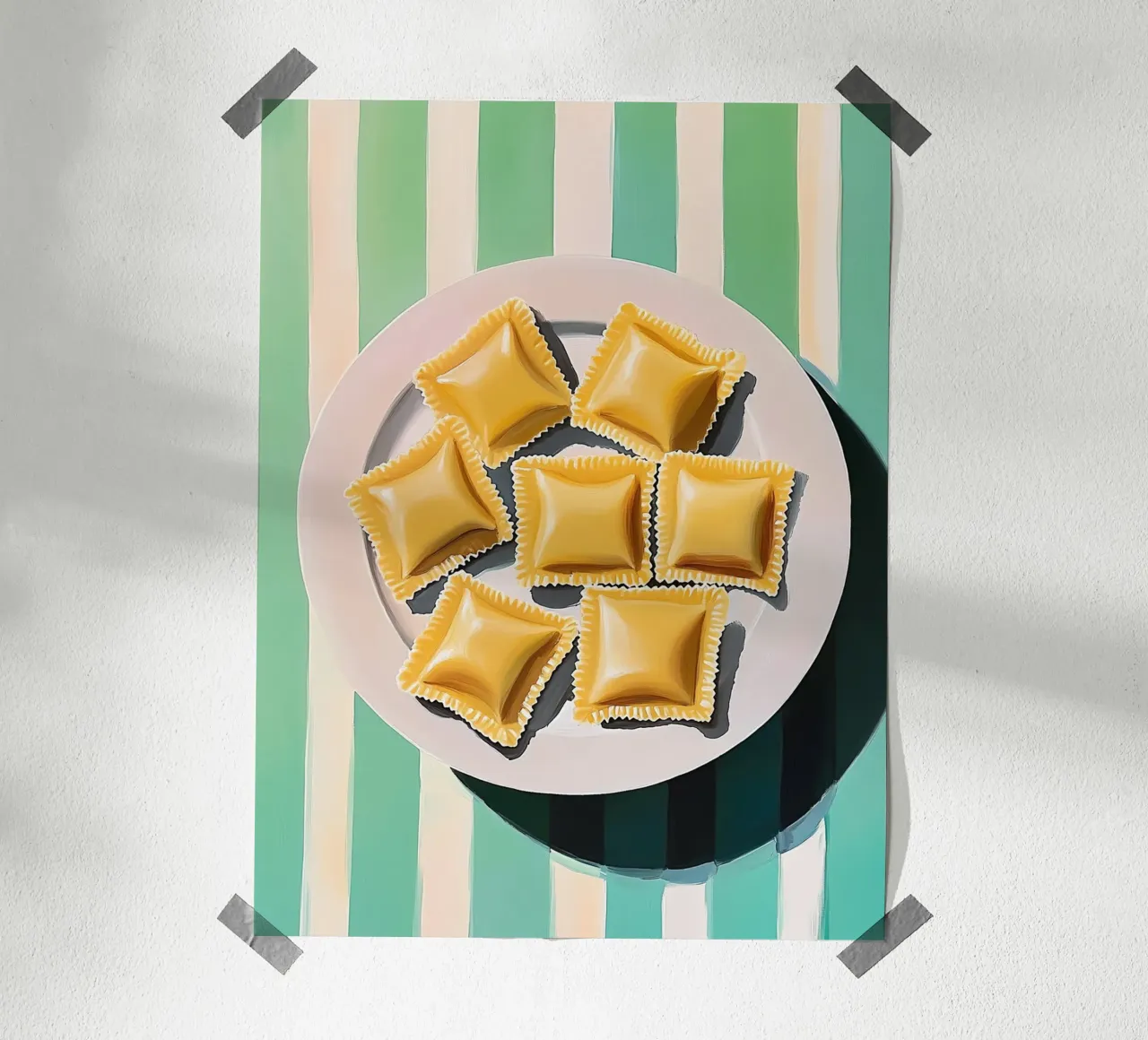 Piatto di ravioli poster da Spice & Style