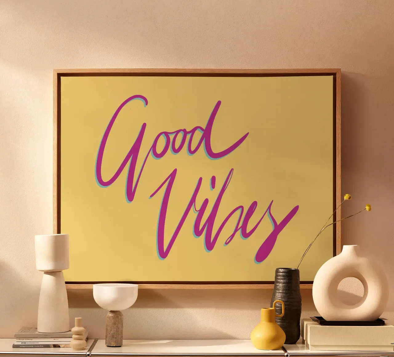 Good Vibes canvas van All Colours