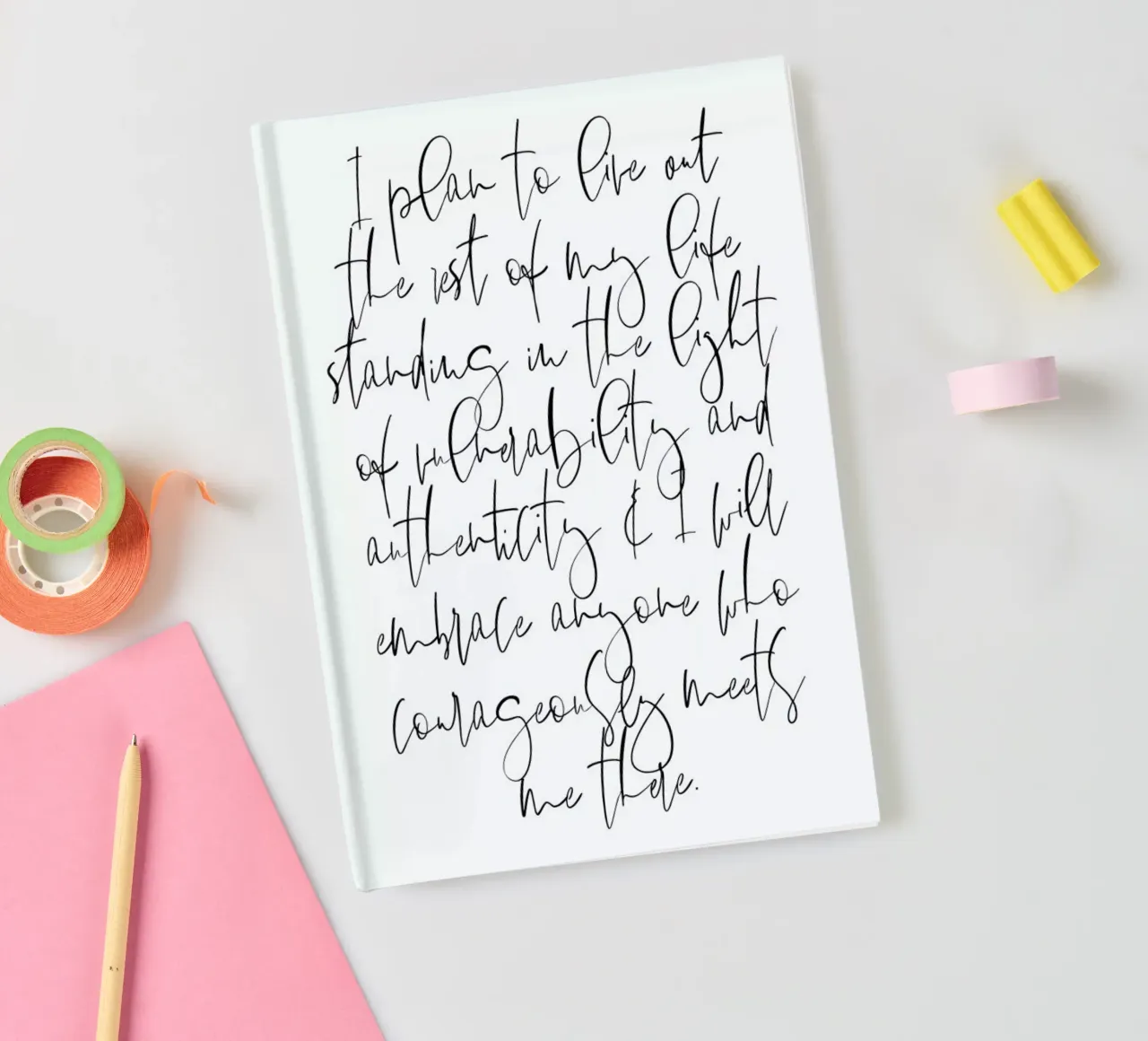 Authenticity notebook by Honeymoon Hotel