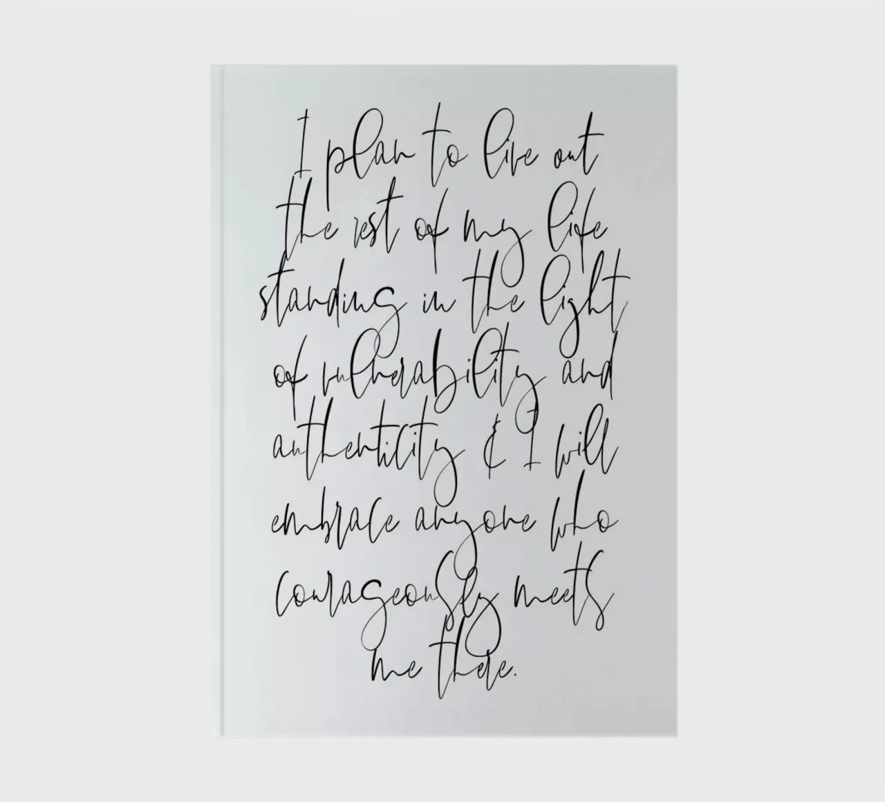 Authenticity notebook by Honeymoon Hotel