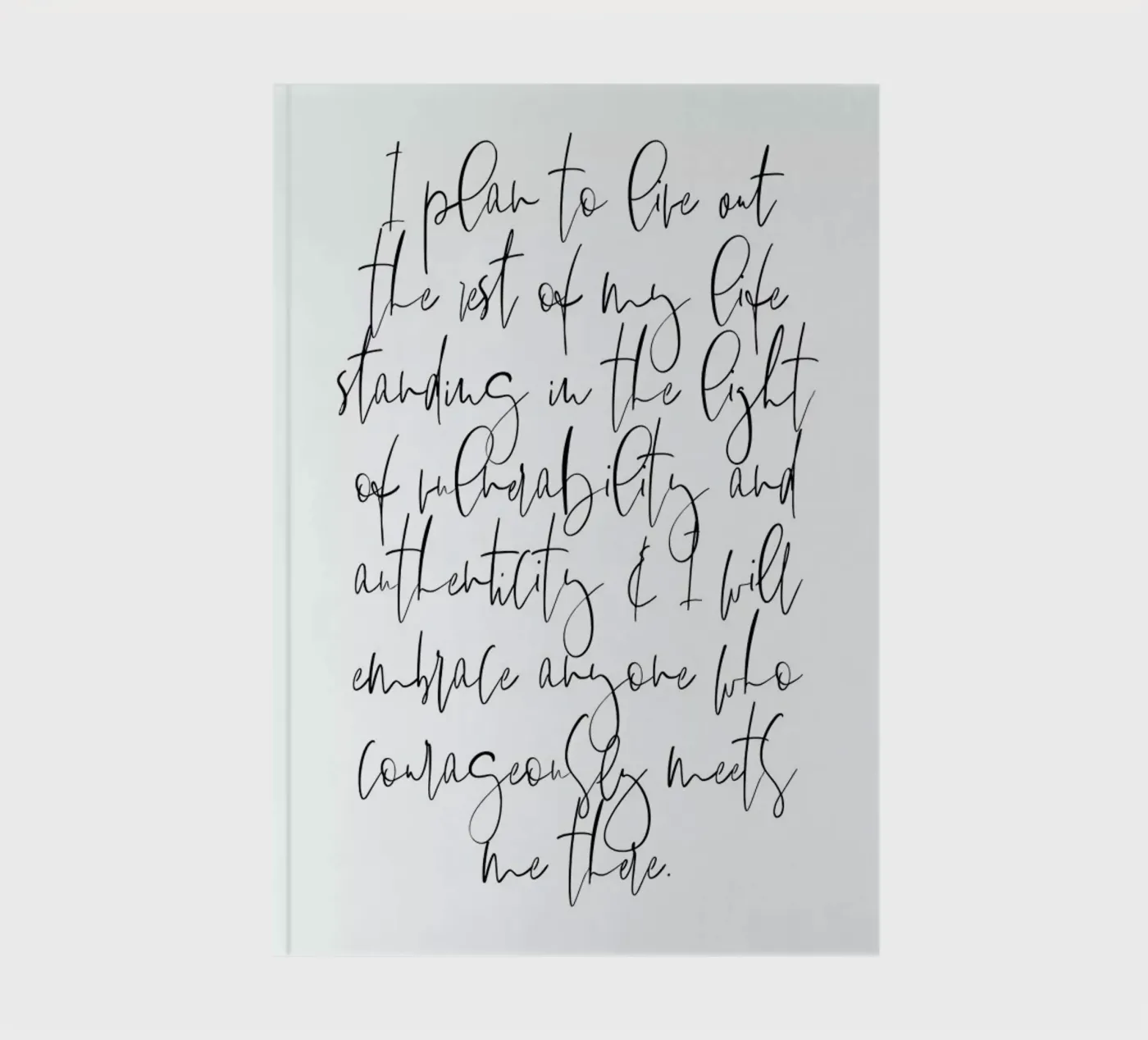 Authenticity notebook by Honeymoon Hotel