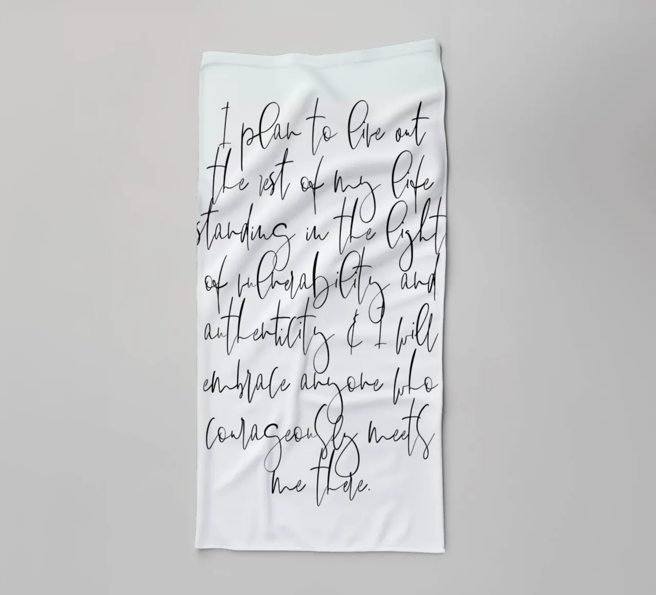 Authenticity towel by Honeymoon Hotel