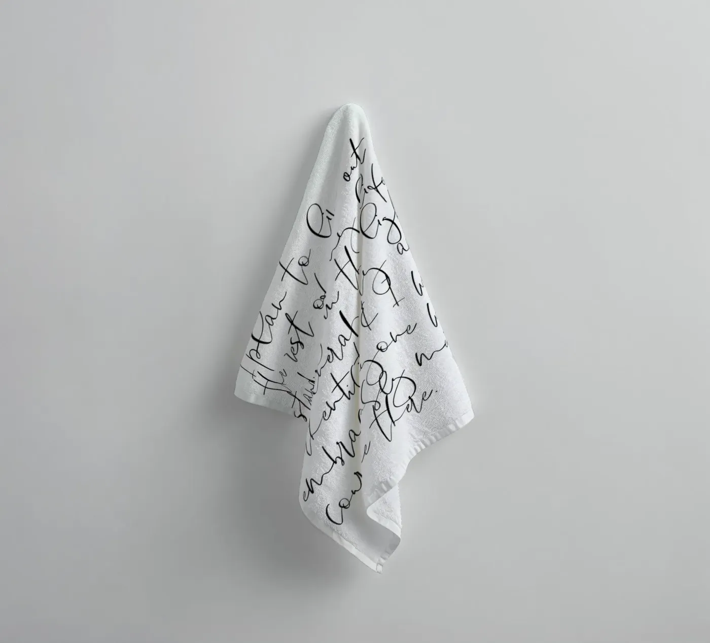 Authenticity towel by Honeymoon Hotel