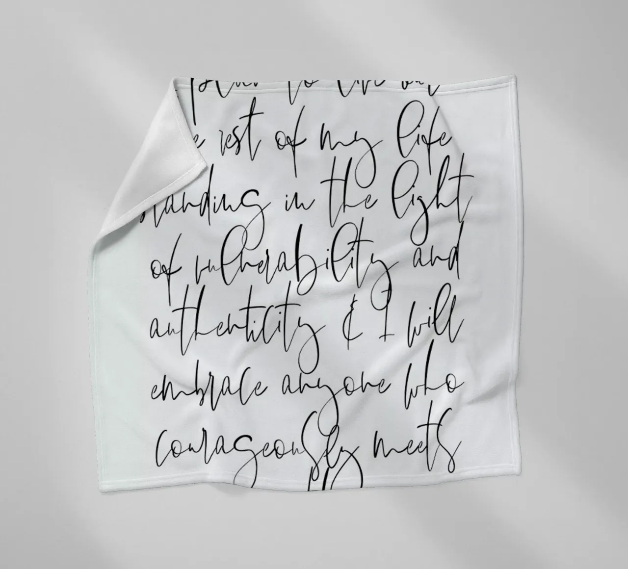 Authenticity fleece blanket by Honeymoon Hotel