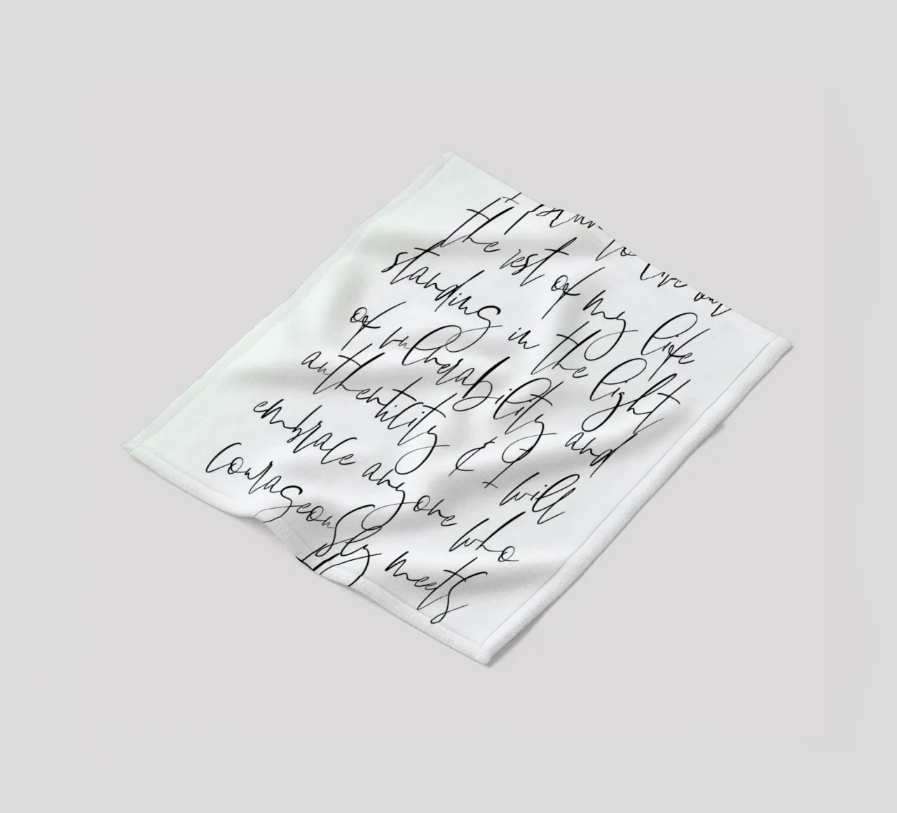 Authenticity fleece blanket by Honeymoon Hotel