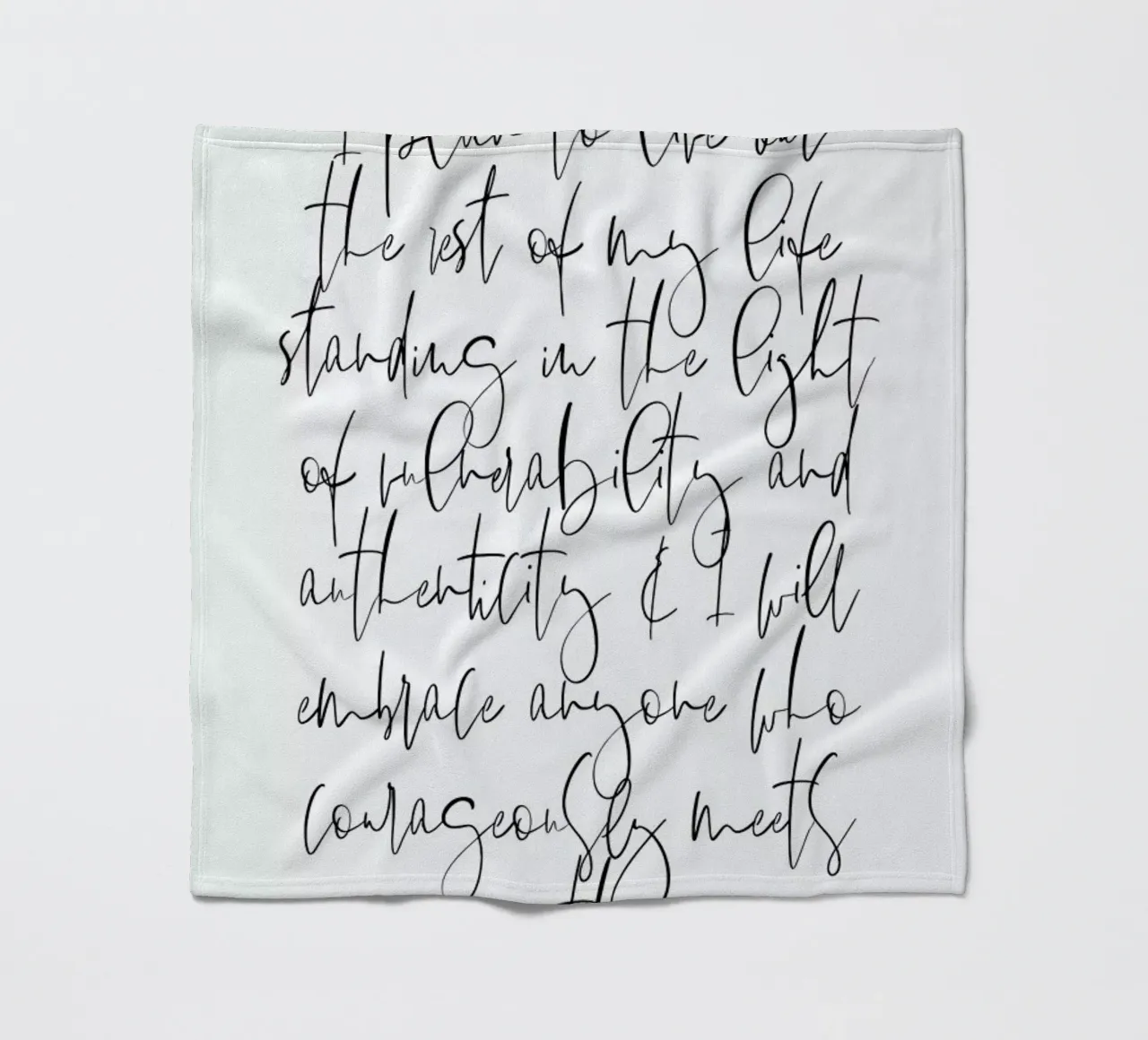 Authenticity fleece blanket by Honeymoon Hotel