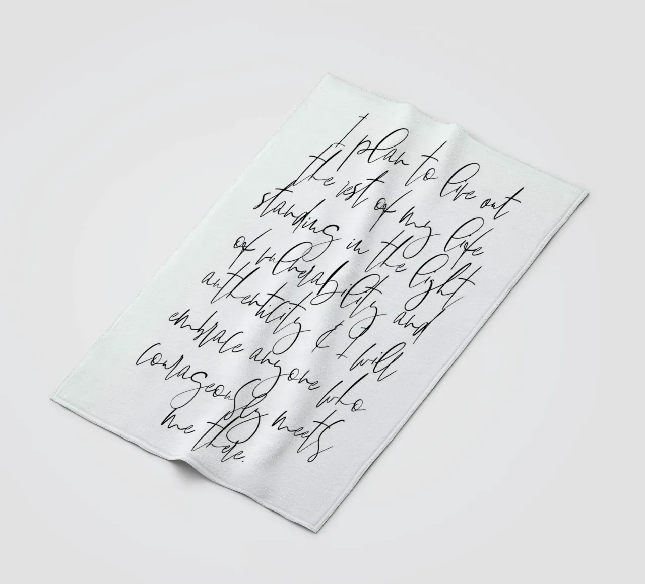 Authenticity fleece blanket by Honeymoon Hotel