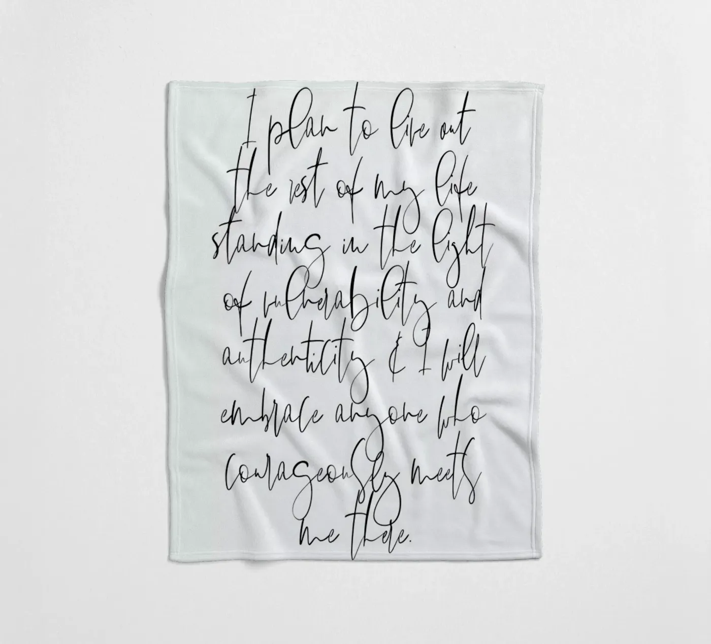 Authenticity Fleecedecke von Honeymoon Hotel