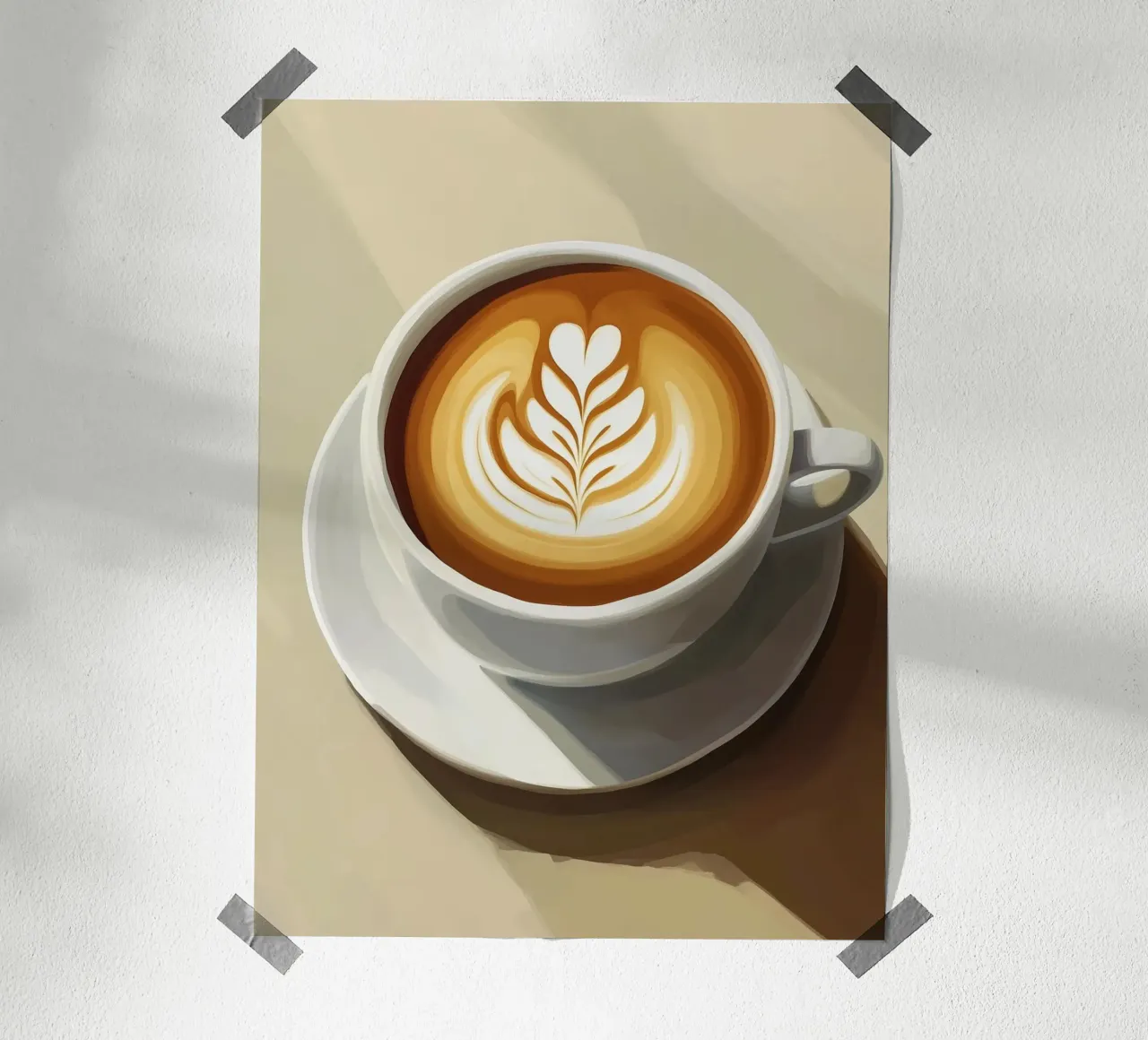 Tazza di caffellatte carta hahnemühle da Spice & Style