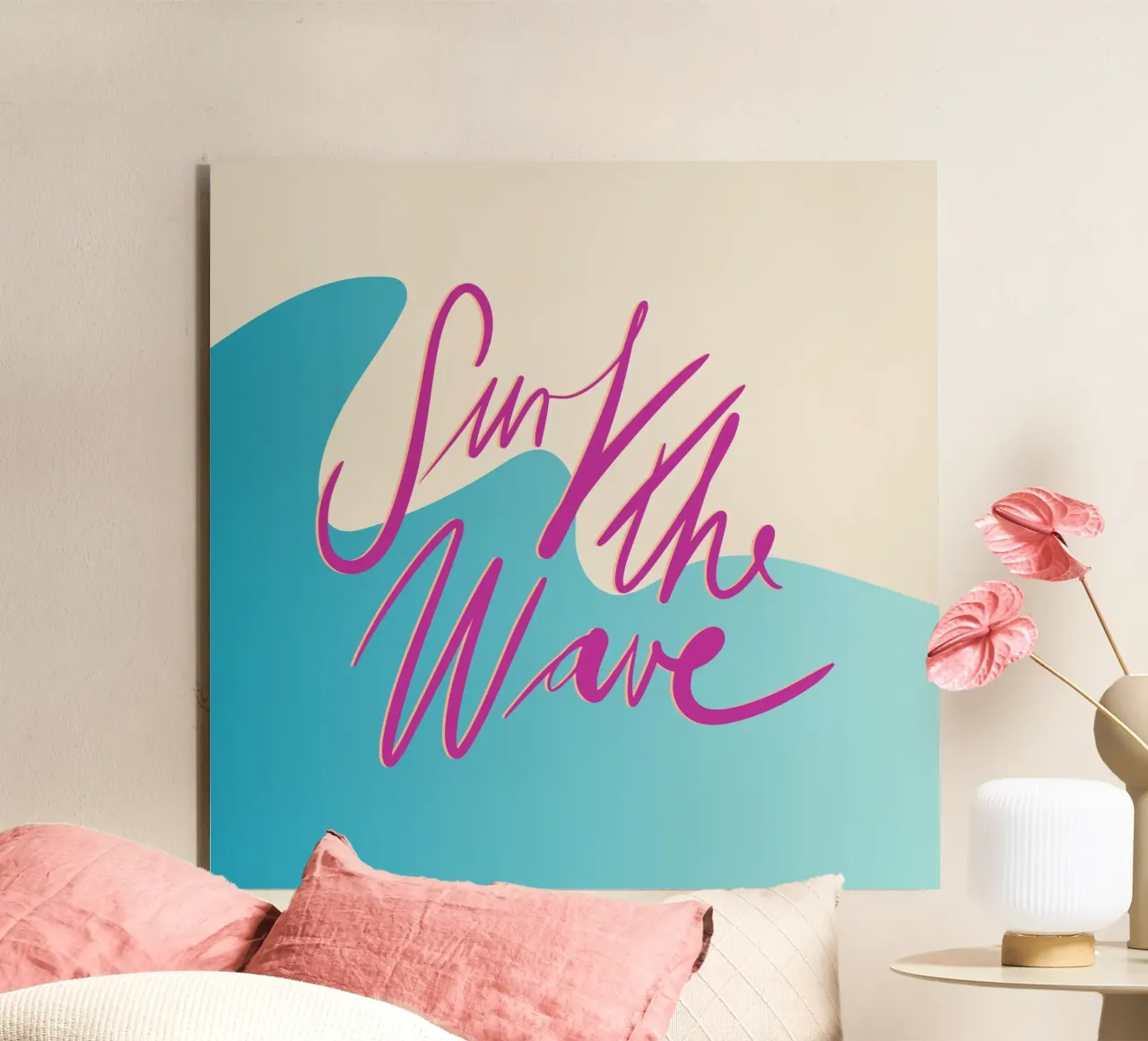 Surf the Wave alluminio dibond da All Colours