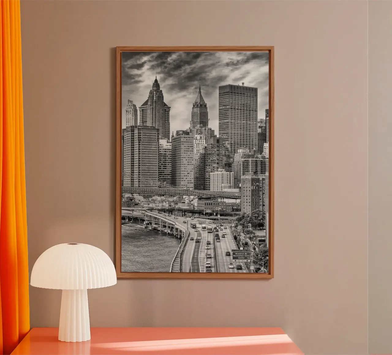 NYC Architecture | Monochrome placa de forex de Melanie Viola