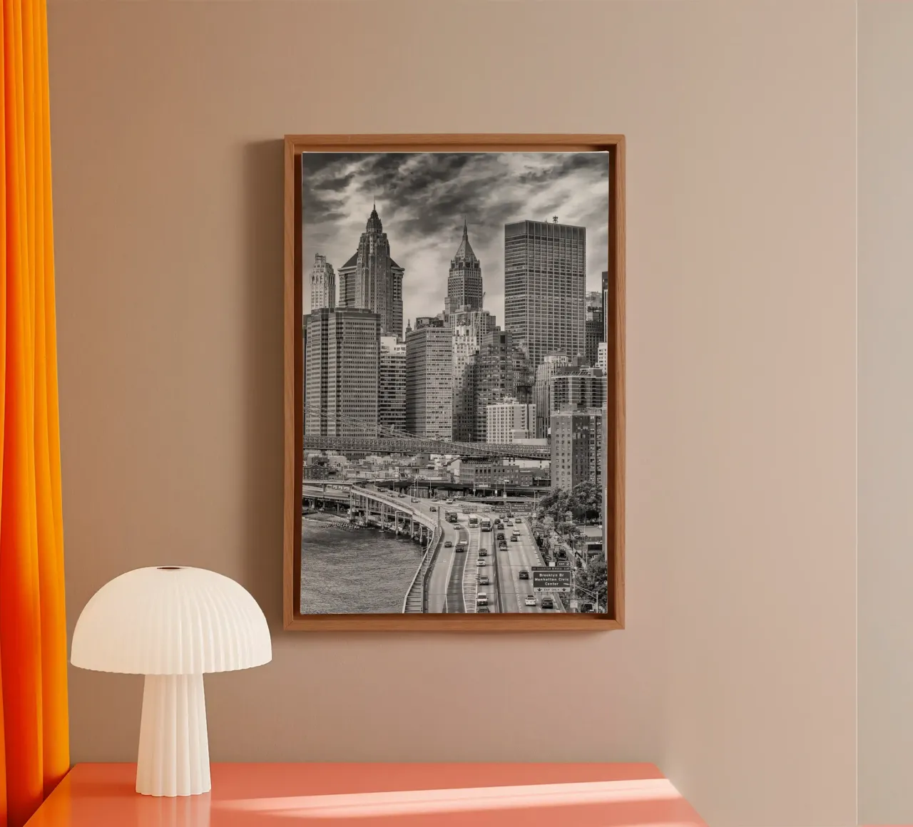 NYC Architecture | Monochrome canvas by Melanie Viola