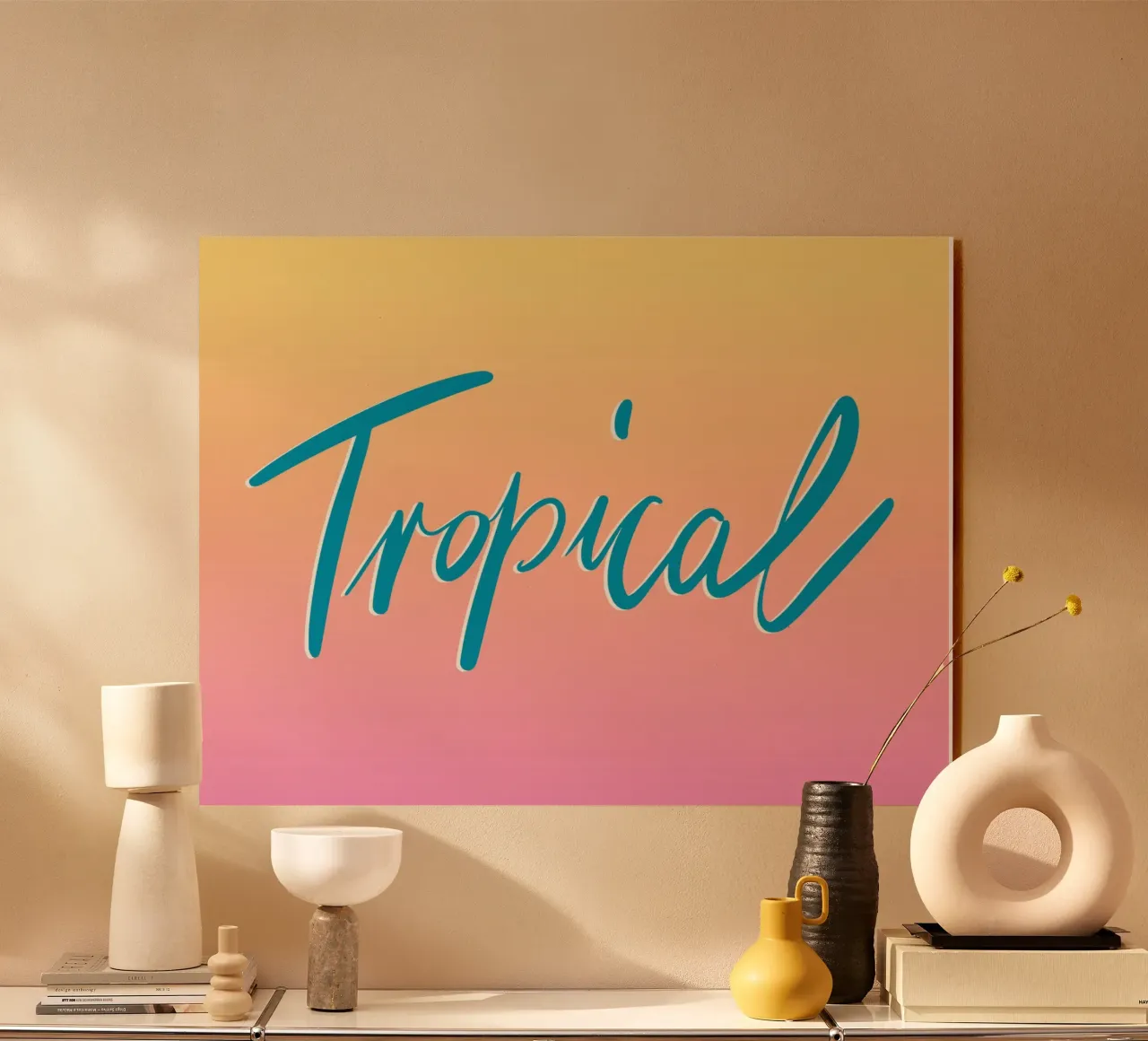 Tropical acrylic glass by All Colours