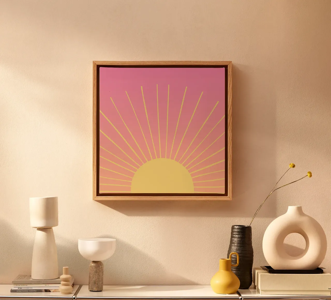 Sun canvas by All Colours