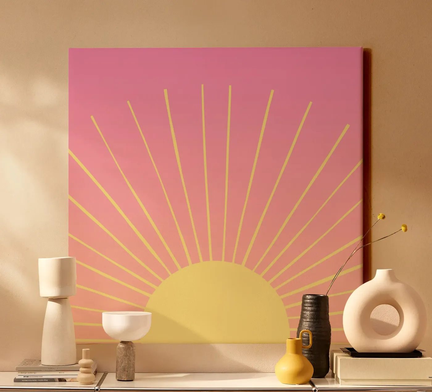 Sun canvas by All Colours