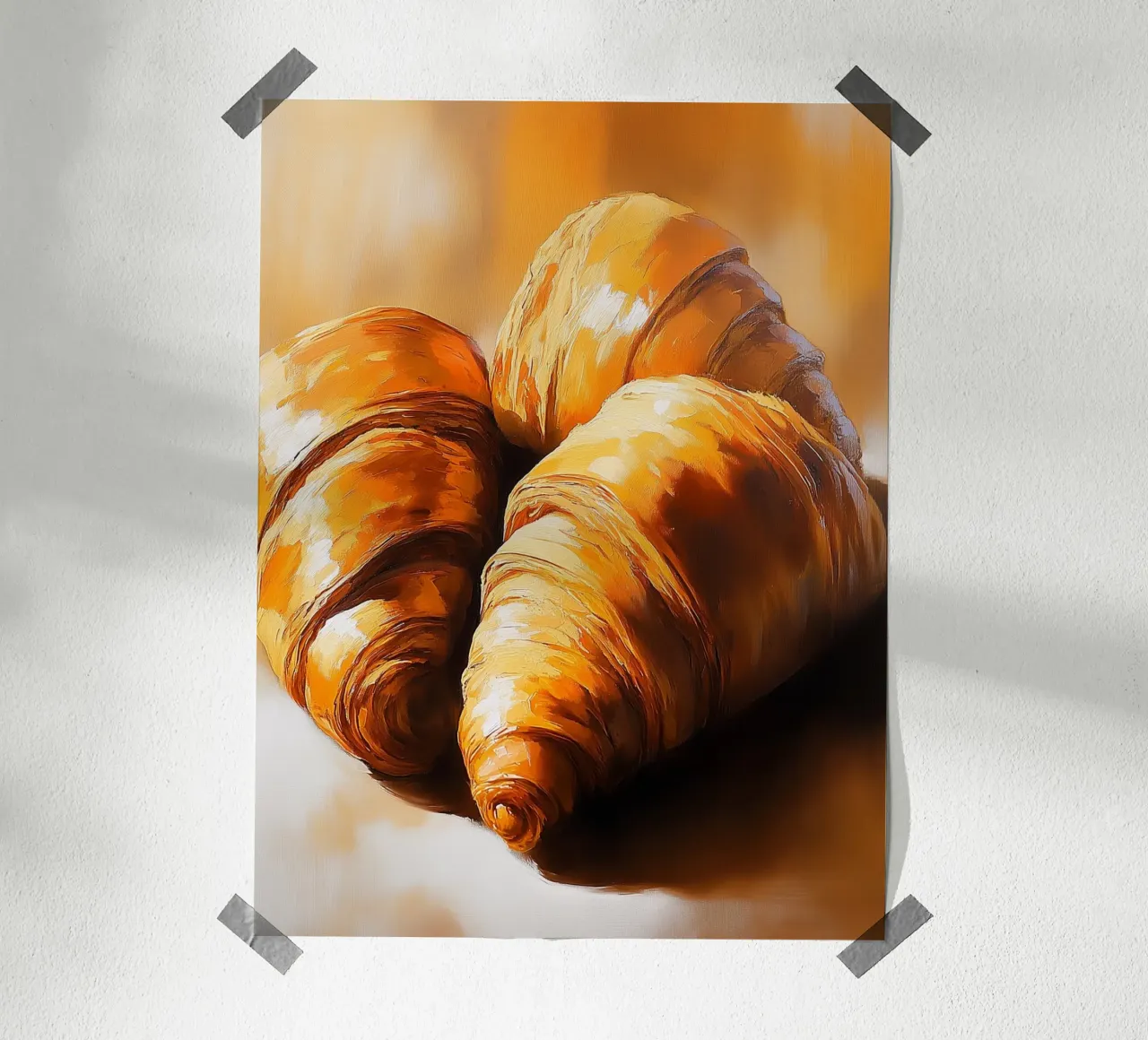 Croissant dorati carta hahnemühle da Spice & Style