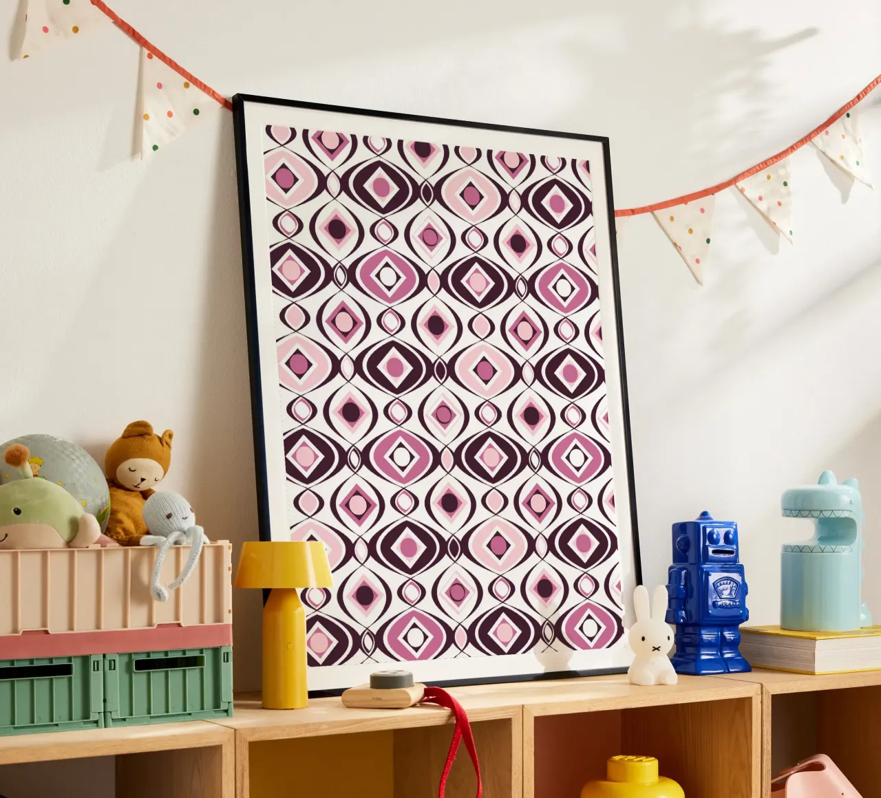 Diamant-Gitter Poster von ComfyCouture