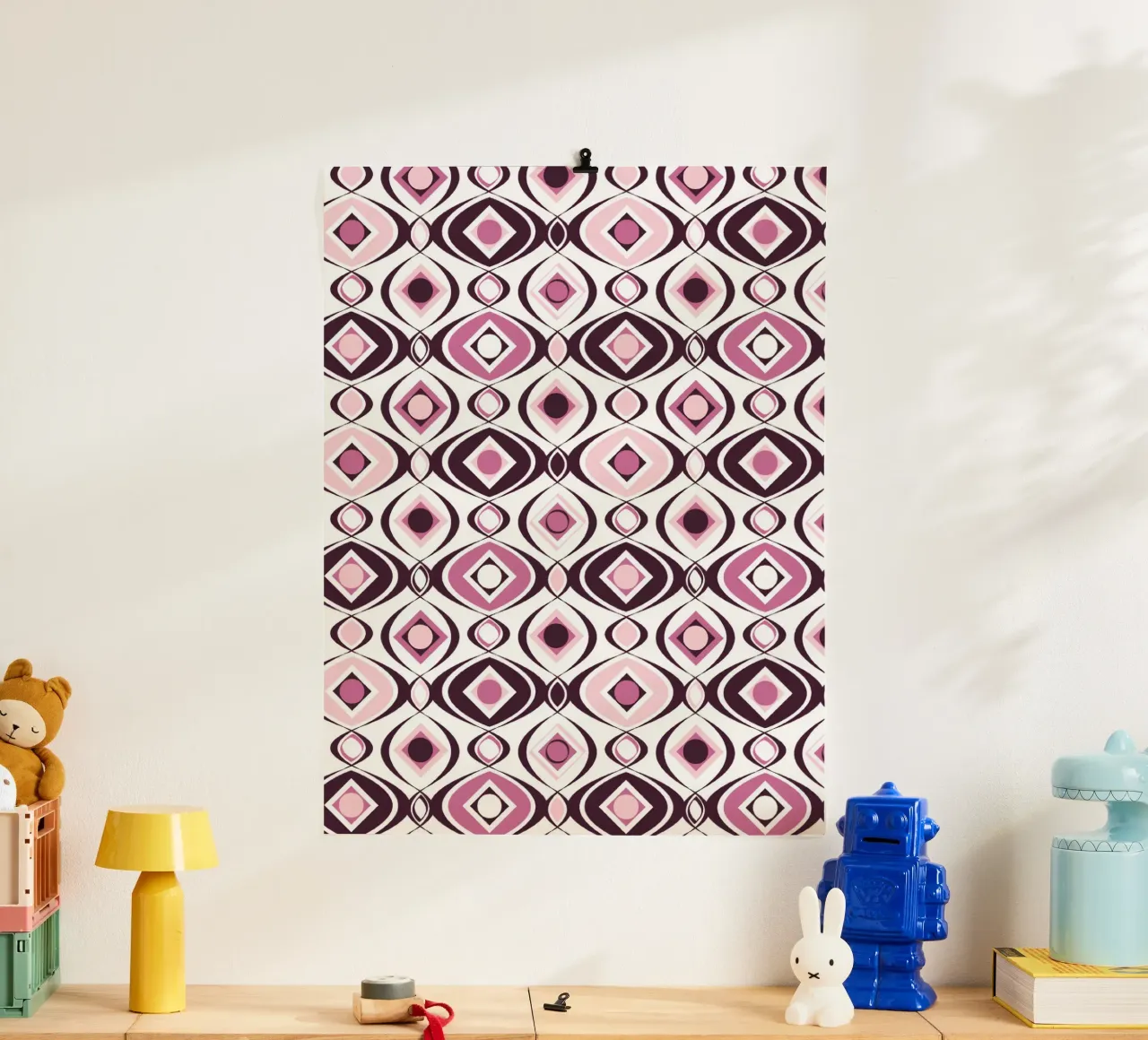 Diamant-Gitter Poster von ComfyCouture