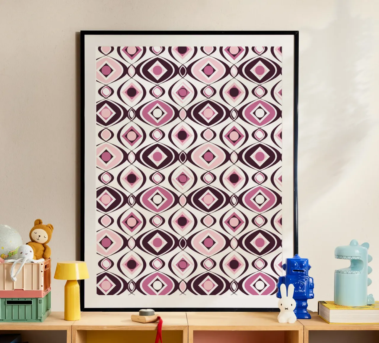 Diamant-Gitter Poster von ComfyCouture
