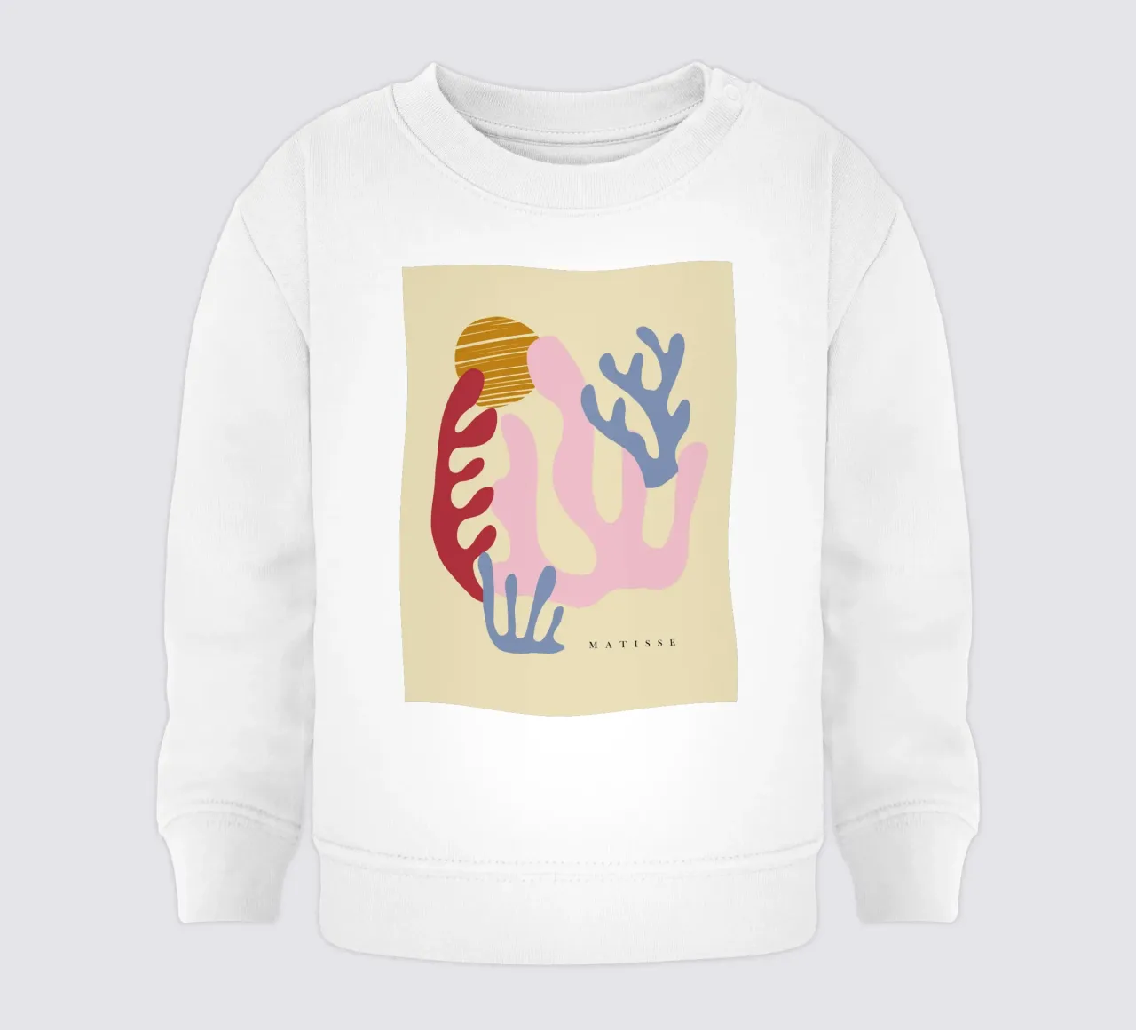 Forme di ritaglio di Matisse felpa neonato da Kim Hubball Studio
