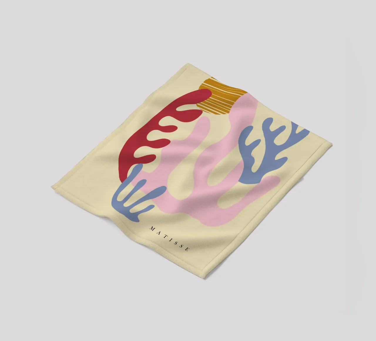 Forme di ritaglio di Matisse coperta in pile da Kim Hubball Studio