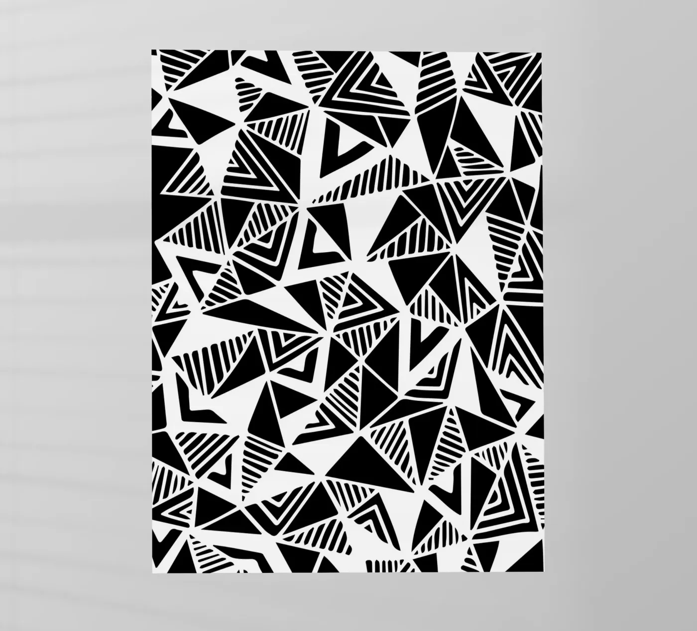 Jazzy Triangles Pattern pellicola backlit da Kim Hubball Studio