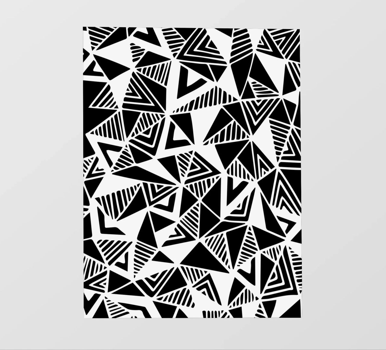 Jazzy Triangles Pattern pellicola backlit da Kim Hubball Studio