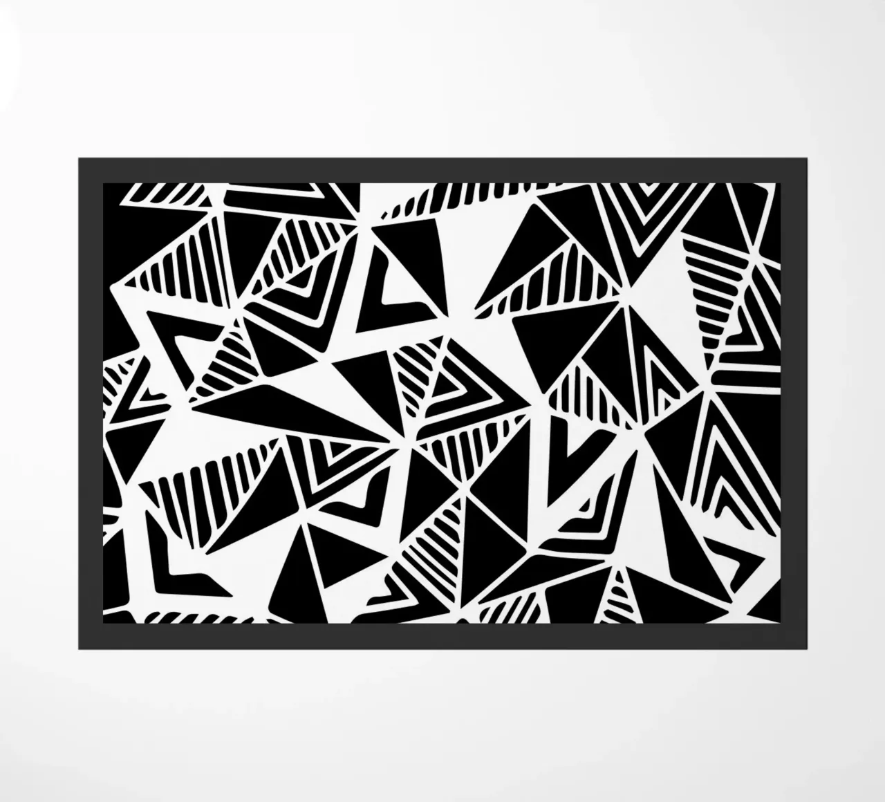 Jazzy Triangles Pattern zerbino da Kim Hubball Studio