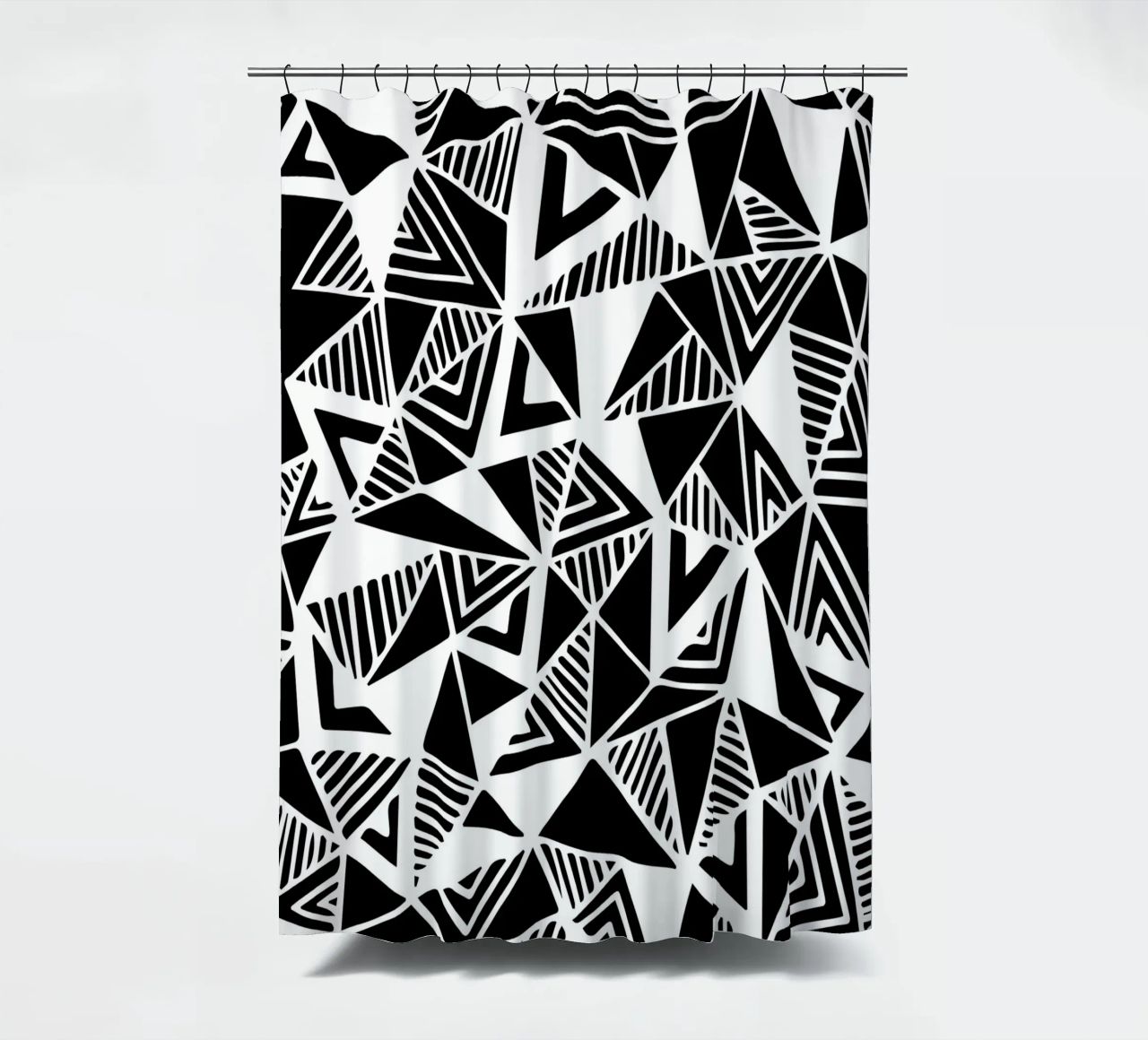 Jazzy Triangles Pattern tenda da doccia da Kim Hubball Studio