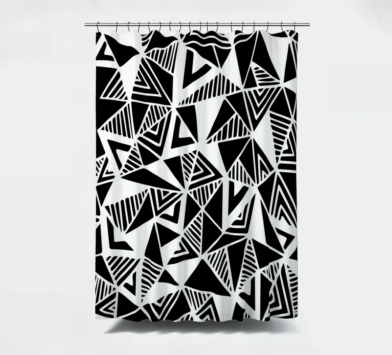 Jazzy Triangles Pattern tenda da doccia da Kim Hubball Studio