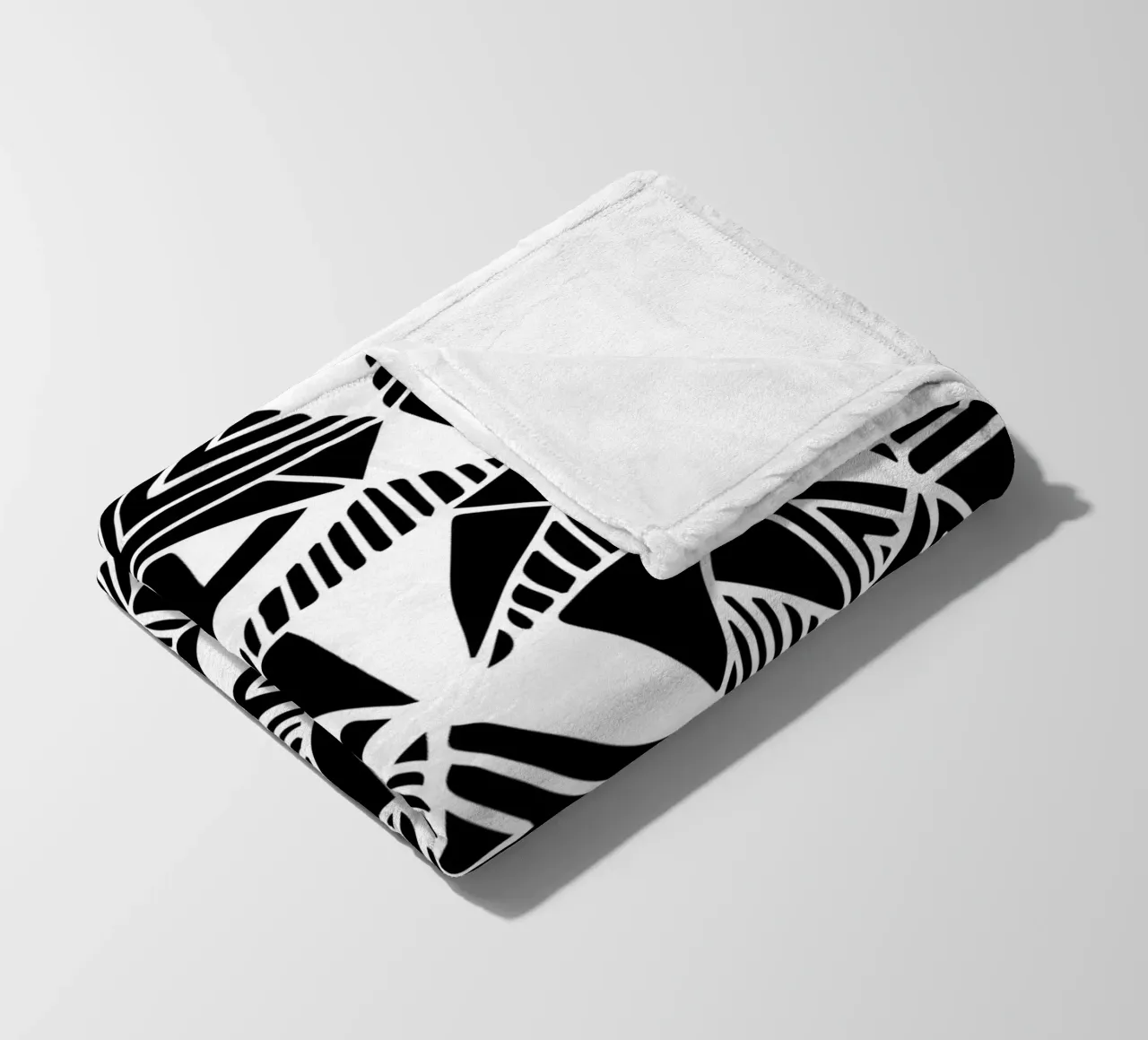 Jazzy Triangles Pattern coperta in pile da Kim Hubball Studio