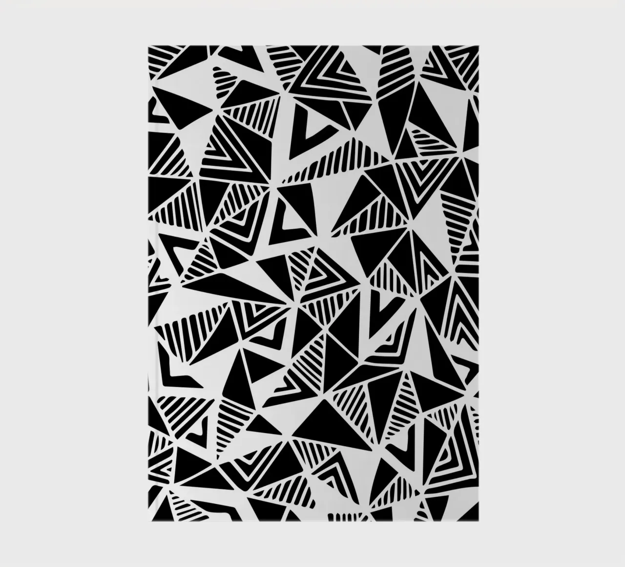 Jazzy Triangles Pattern notebook by Kim Hubball Studio