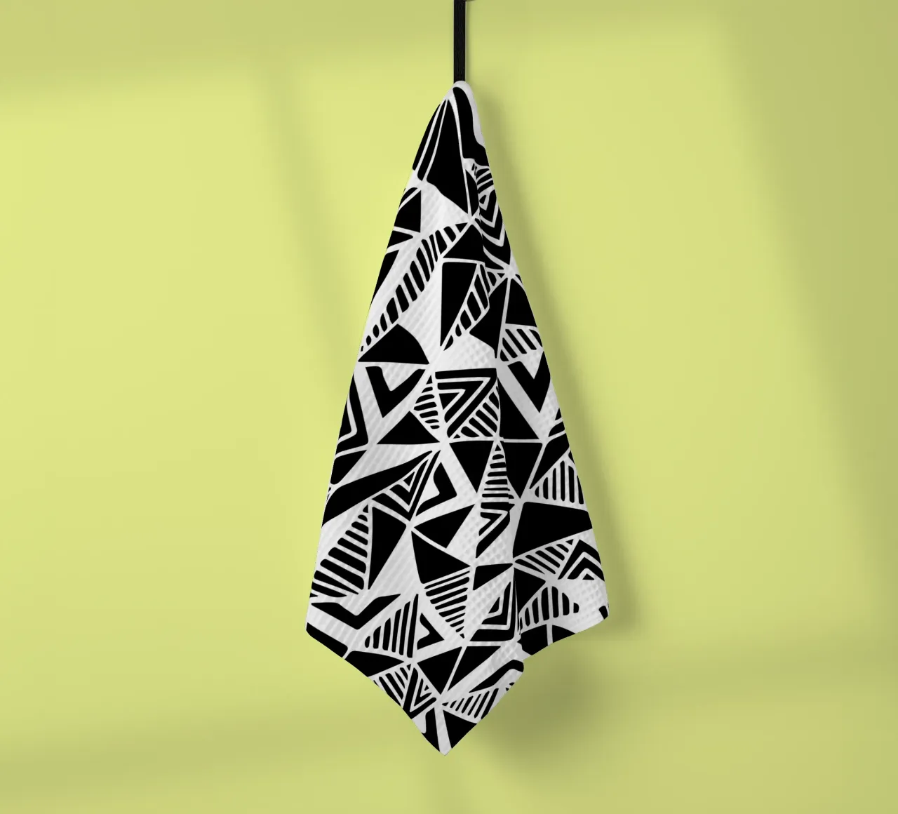 Jazzy Triangles Pattern canovaccio da cucina da Kim Hubball Studio