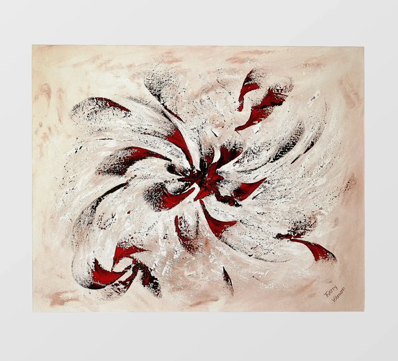 BORN TO BE ALIVE pellicola backlit da Thierry Vobmann Abstract painting