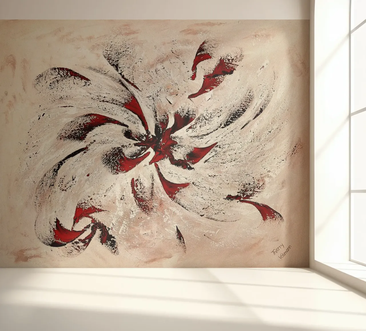 BORN TO BE ALIVE photo wallpaper by Thierry Vobmann Abstract painting