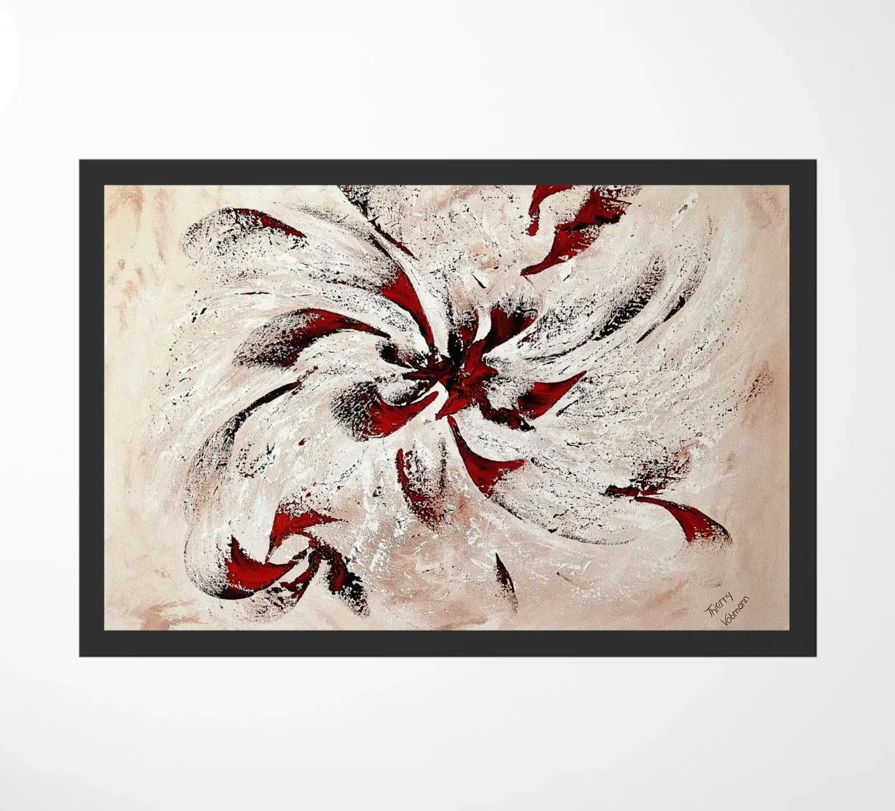 BORN TO BE ALIVE zerbino da Thierry Vobmann Abstract painting