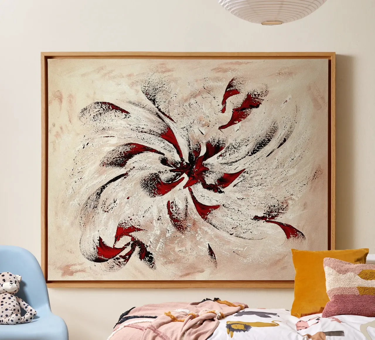 BORN TO BE ALIVE tela con Cornice a cassetta da Thierry Vobmann Abstract painting