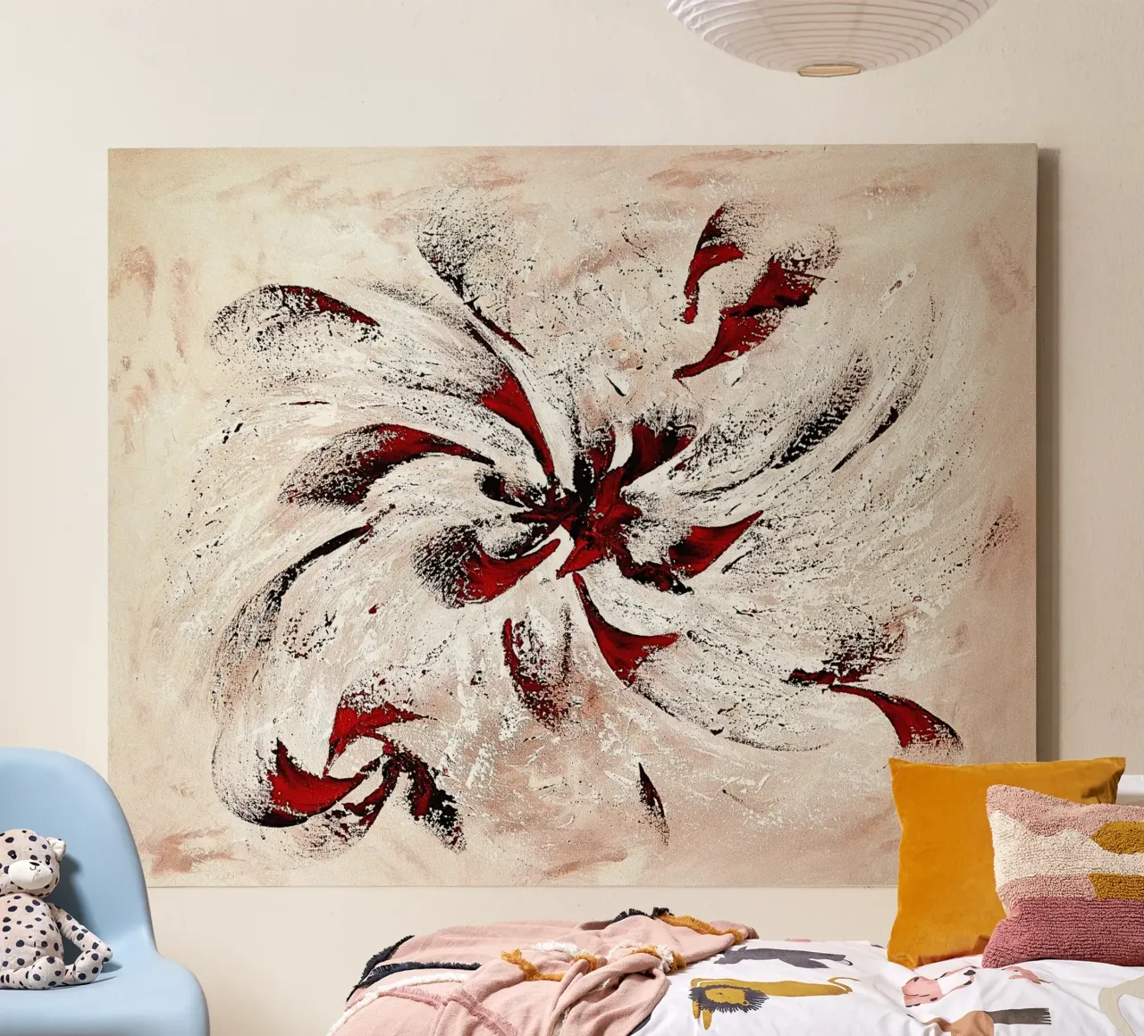 BORN TO BE ALIVE tela con Cornice a cassetta da Thierry Vobmann Abstract painting