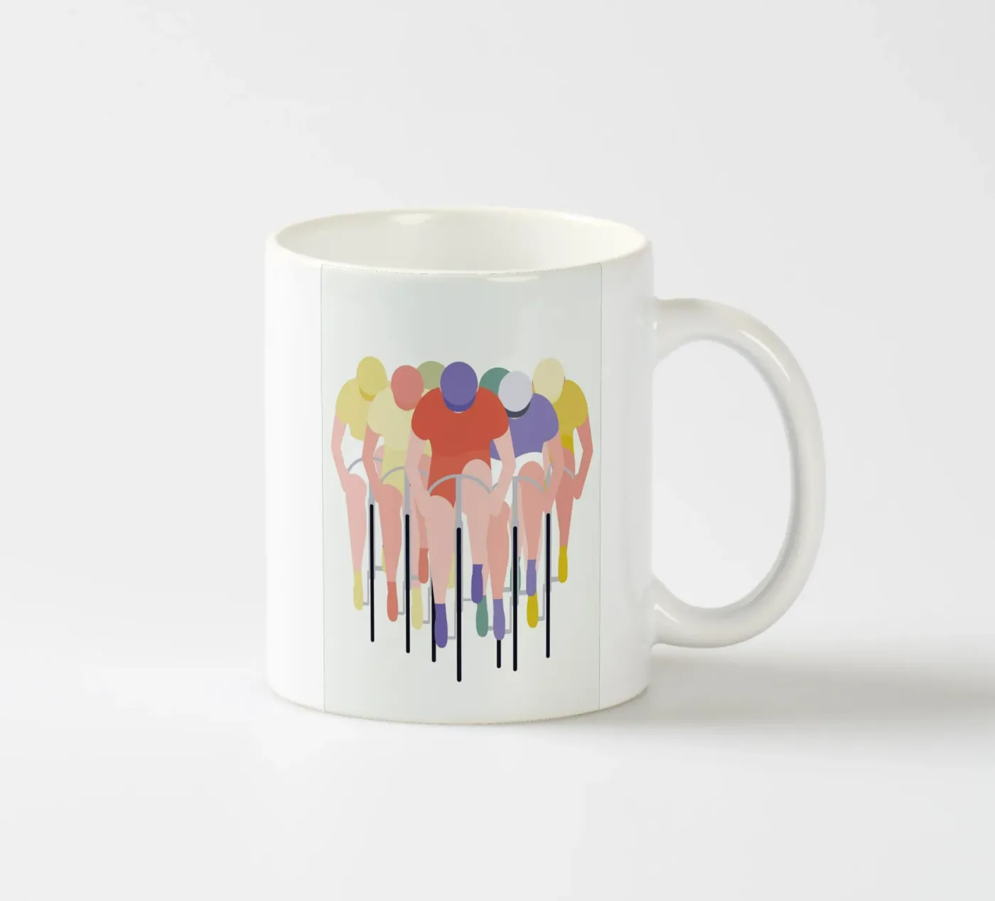 Cykelløb ceramic mug by Swen Swensøn