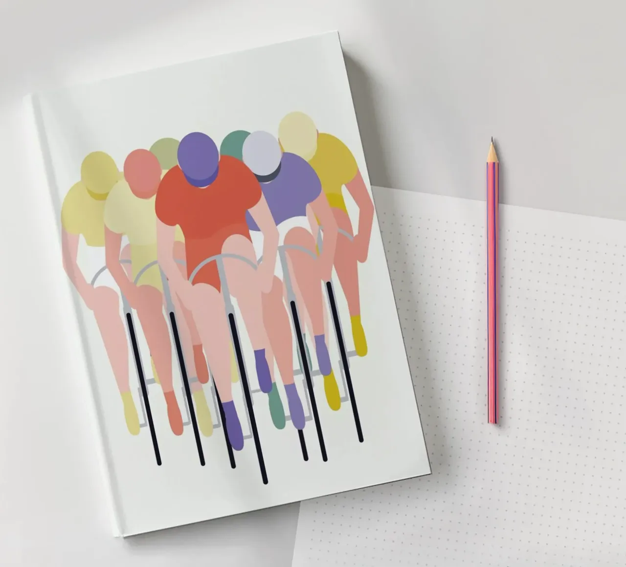 Cykelløb notebook by Swen Swensøn
