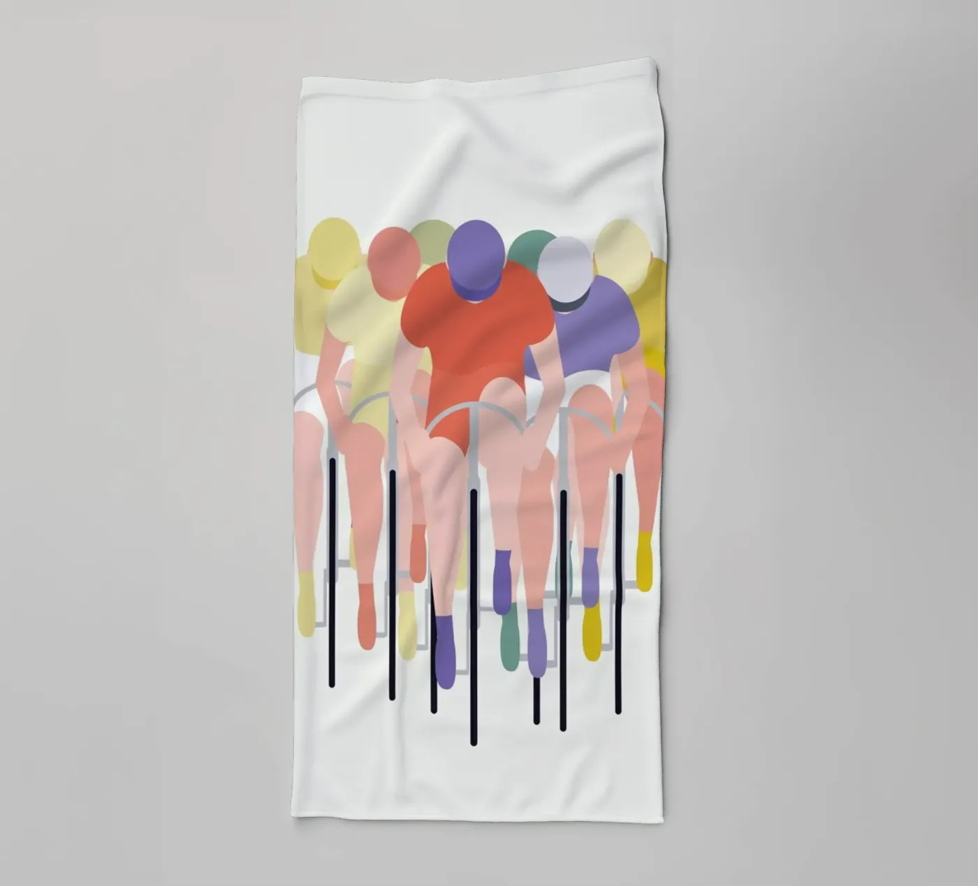 Cykelløb badhanddoek van Swen Swensøn