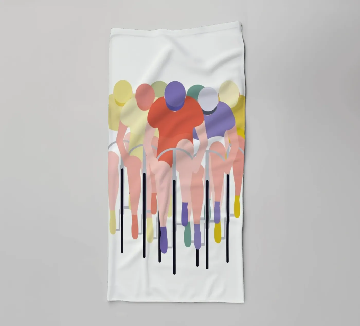 Cykelløb towel by Swen Swensøn