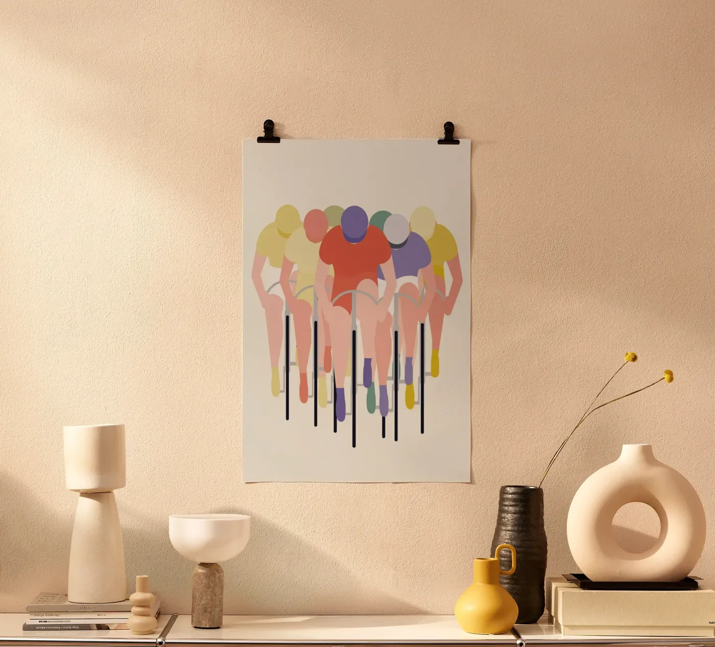 Cykelløb Poster von Swen Swensøn