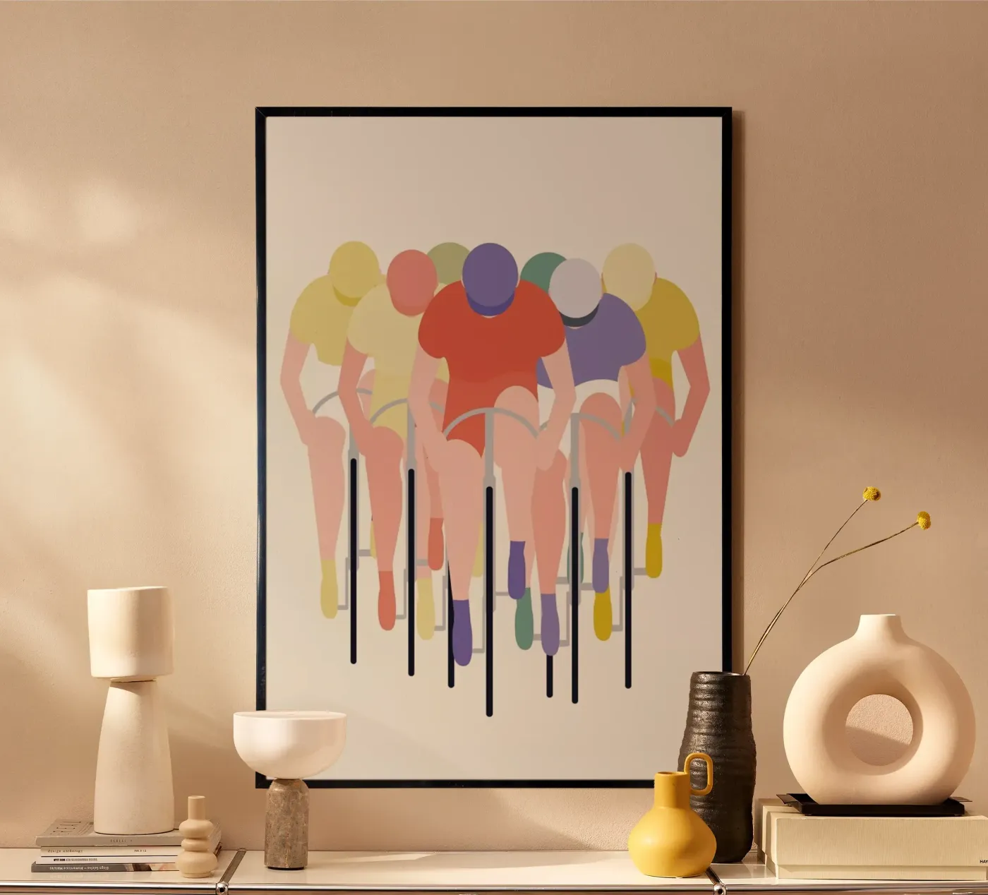 Cykelløb Poster von Swen Swensøn