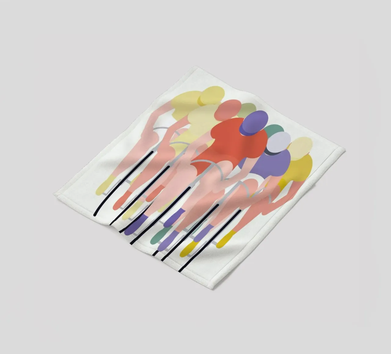 Cykelløb Fleecedecke von Swen Swensøn