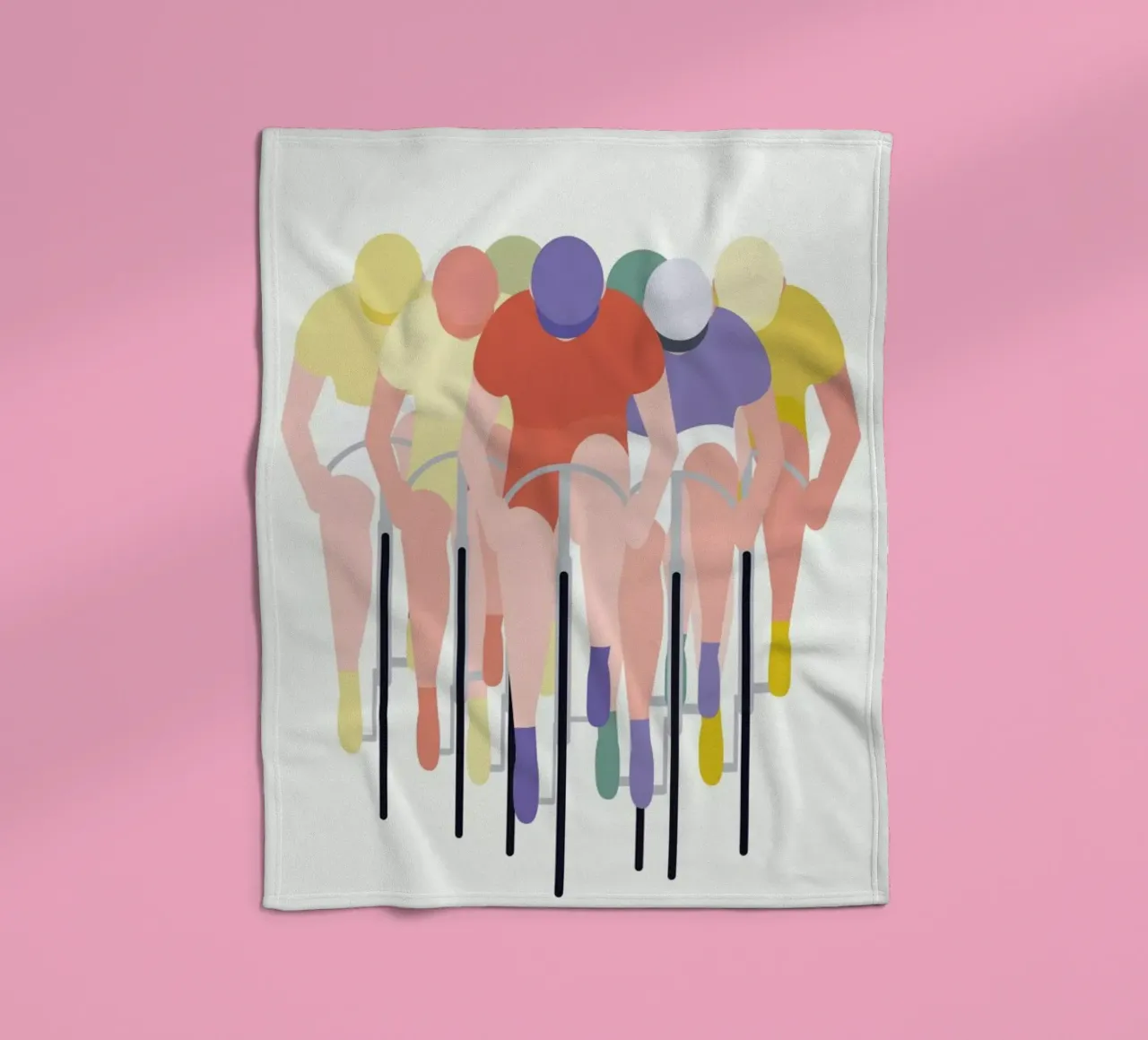 Cykelløb Fleecedecke von Swen Swensøn