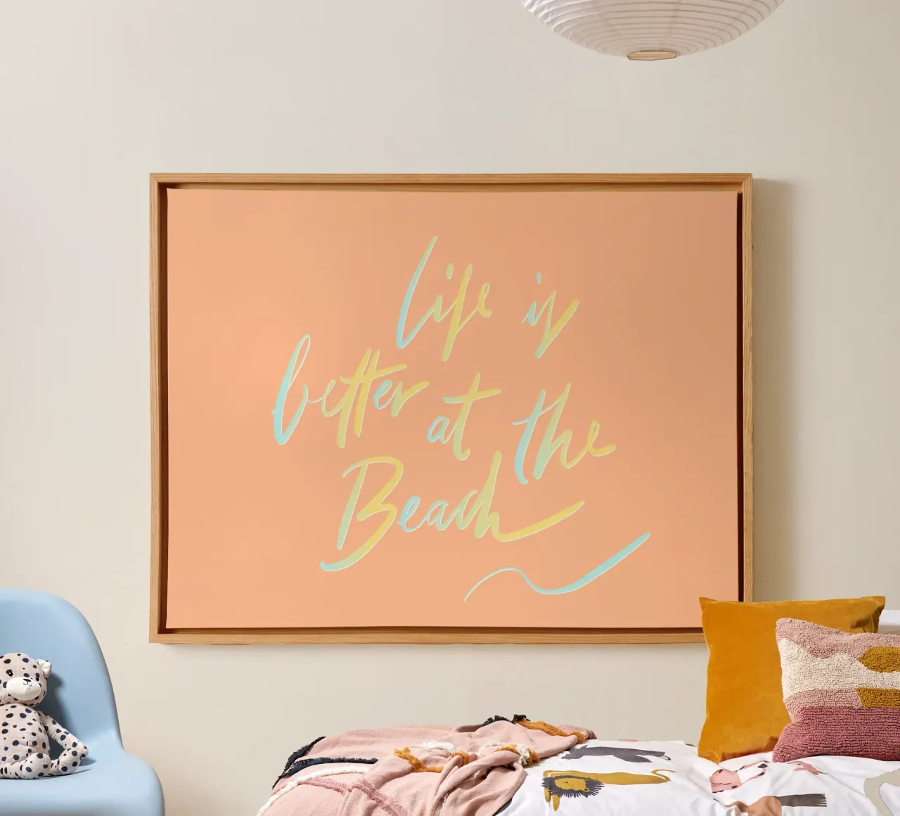 Life is better at the Beach tela da All Colours